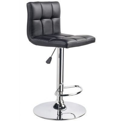 Барный стул Dublin Chrome Eco Черный (44337133) недорого