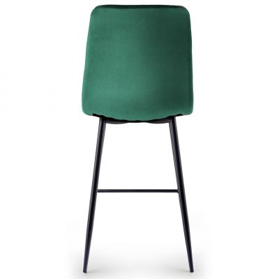Барний стілець Petty Velvet Темно-зелений (44515252) с доставкой