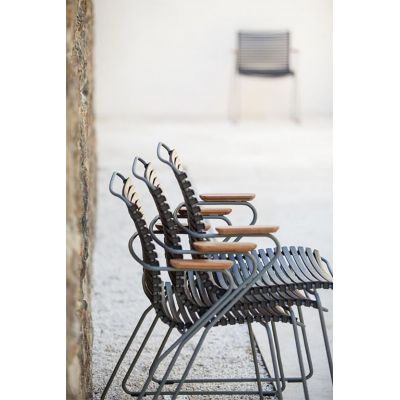 Крісло Click Dining Chair Bamboo Dark Grey (134936465) недорого