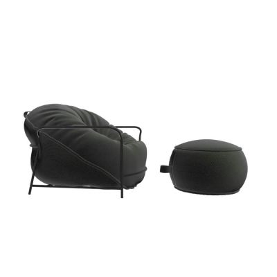 Кресло с пуфом Uni LD-050 Черный, Черный (137446303) недорого