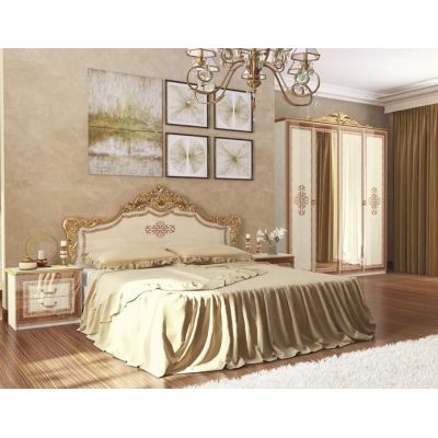Ліжко Jennifer з каркасом ПМ Бежевий, 160x200 (94524334) дешево