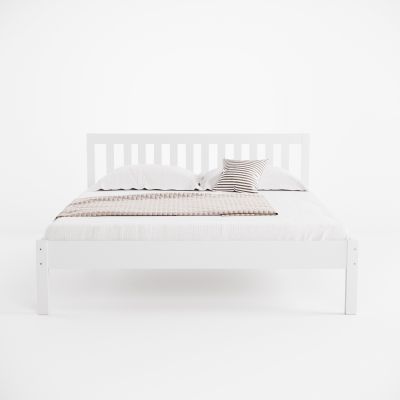 Ліжко Левіто Білий, Вільха, 140x200 (105650652) с доставкой