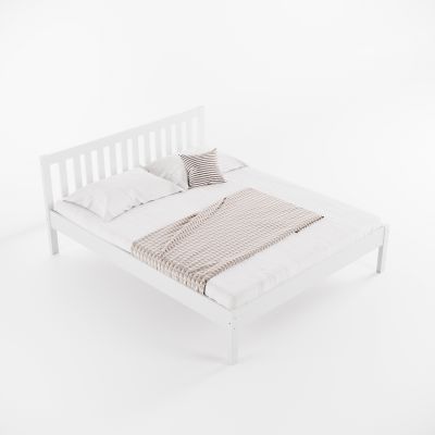 Ліжко Левіто Білий, Вільха, 140x200 (105650652) недорого