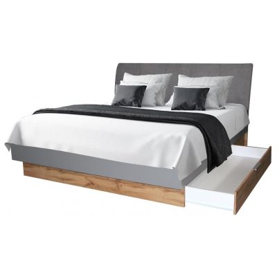 Ліжко Linz без каркасу Сірий, 160x200 (94524355) недорого