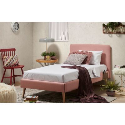 Ліжко LYDIA 90x190 Рожевий, 90x190 (90916197) с доставкой