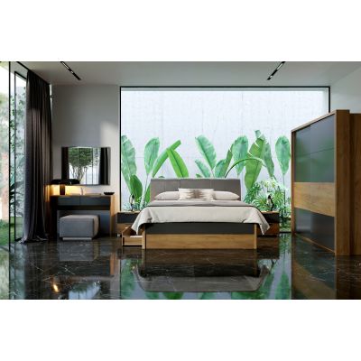 Кровать Ramona с ящиками без каркаса Дуб Крафт, 160x200 (94524399) дешево