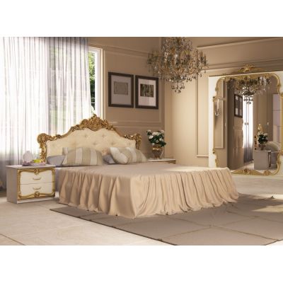 Ліжко Victoria з каркасом ПМ Бежевий, 160x200 (94524329) дешево