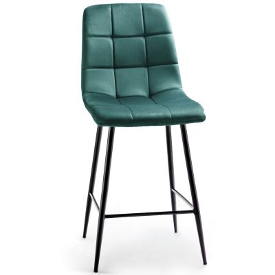 Напівбарний стілець Indigo Velvet Темно-зелений (44479174) недорого