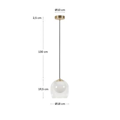 Підвісний світильник BELKIS Латунь (90733532) дешево