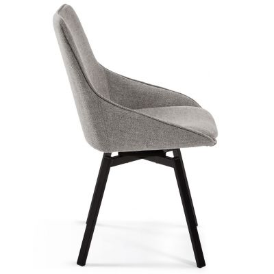 Поворотный стул Haston Светло-серый (90637604) недорого