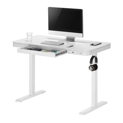 Стіл OfficePro ODE111 118x60 White, White (1311154721) с доставкой
