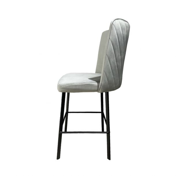 Напівбарний стілець поворотний Hilton 360 Deluxe Velour 13, Чорний (721230711) в интернет-магазине