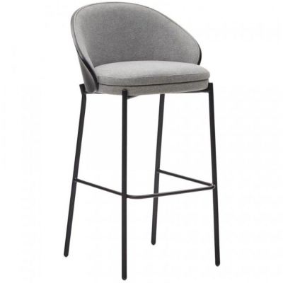 Барний стілець Eamy Світло-сірий, Сірий (90936077)