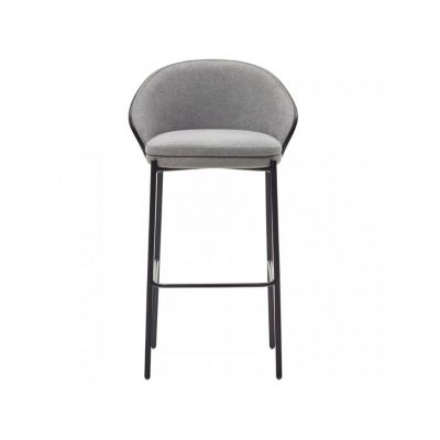 Барний стілець Eamy Світло-сірий, Сірий (90936077) недорого
