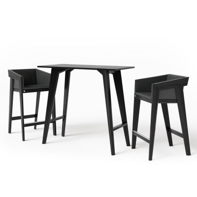 Барний стіл Air 2 bar M 120x60 Black, Black (60461112)