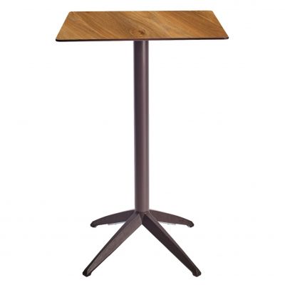 Барний стіл Quatro High Fix 60х60 dark oak, moka (1691271387)