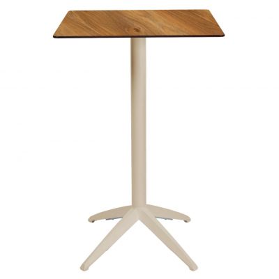 Барный стол Quatro High Fix 60х60 dark oak, sand (1691271363)
