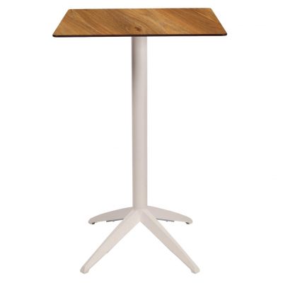 Барный стол Quatro High Fix 70х70 dark oak, white (1691271487)