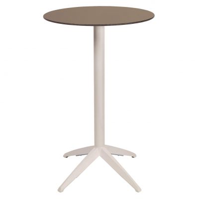 Барний стіл Quatro High Fix D60 taupe, white (1691271529)