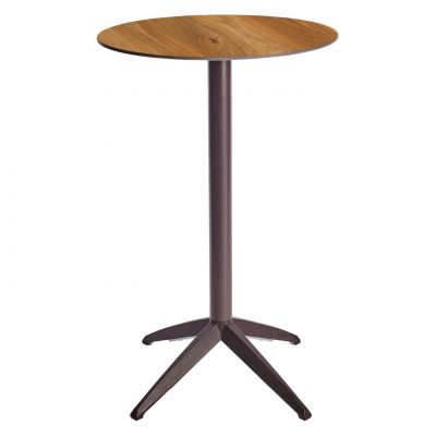 Барний стіл Quatro High Fix D70 dark oak, taupe (1691271574)