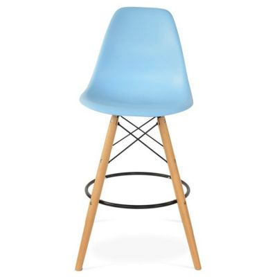 Барний стілець Adam Wood Блакитний (24250862) дешево