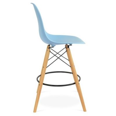 Барний стілець Adam Wood Блакитний (24250862) недорого