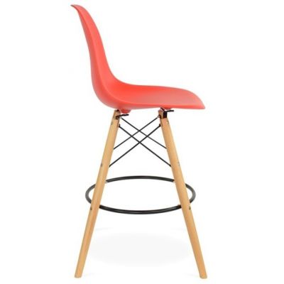 Барний стілець Adam Wood Червоний (24250861) недорого