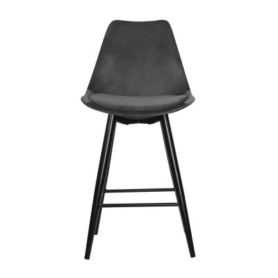 Барный стул Artist Velvet Серый (44460289) недорого