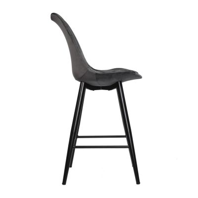 Барный стул Artist Velvet Серый (44460289) с доставкой