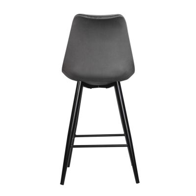 Барний стілець Artist Velvet Сірий (44460289) дешево