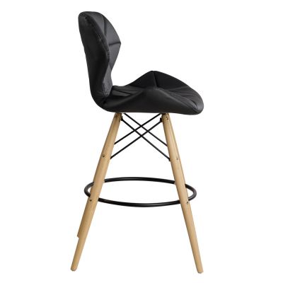 Барний стілець Astra Eco Wood Чорний (44373460) дешево