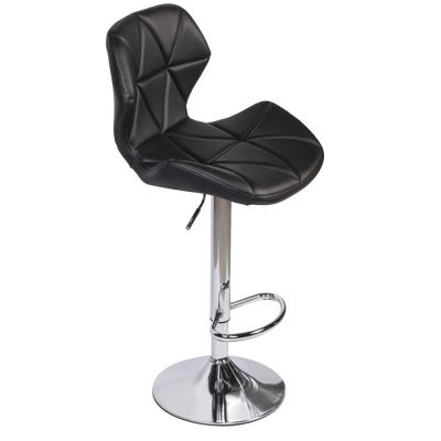 Барний стілець Astra new Eco Chrome Чорний (44382324)