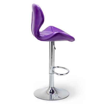 Барний стілець Astra new Eco Chrome Фіолетовий (44513019) с доставкой