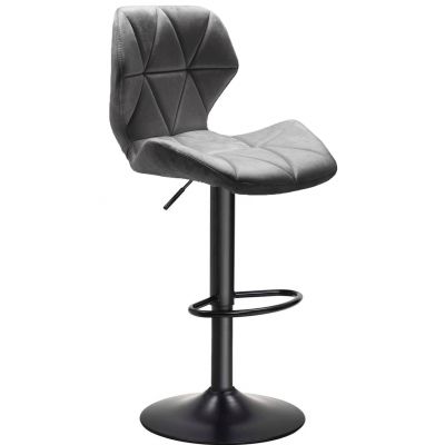 Барный стул Astra new Velvet Black Темно-серый (44829748)