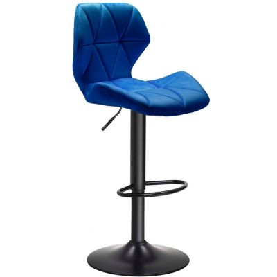 Барний стілець Astra new Velvet Black Темно-синій (44515295)