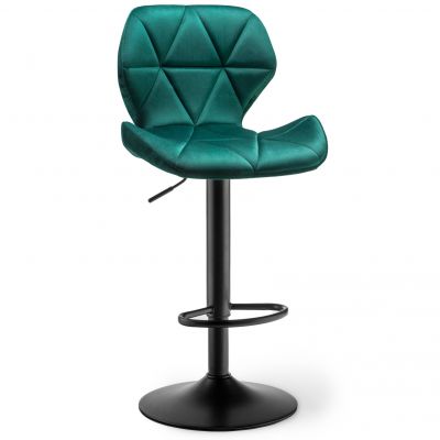 Барний стілець Astra new Velvet Black Темно-зелений (44515294)