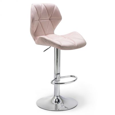 Барний стілець Astra new Velvet Chrome Троянда-антік (44830129)