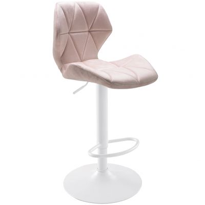 Барний стілець Astra new Velvet White Троянда-антік (44830133)