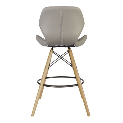 Барний стілець Astra Eco Wood Сірий (44460298) дешево