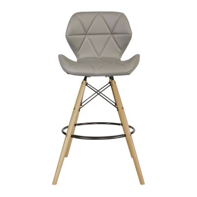 Барний стілець Astra Eco Wood Сірий (44460298) недорого