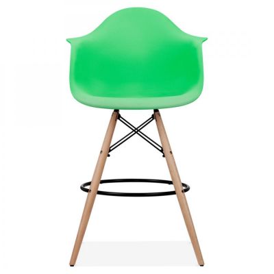 Барний стілець Bryan Wood Arm Зелений (44189346) недорого