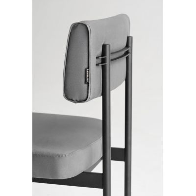 Барный стул Canelli 02-B Pewter, Черный (100545299) с доставкой