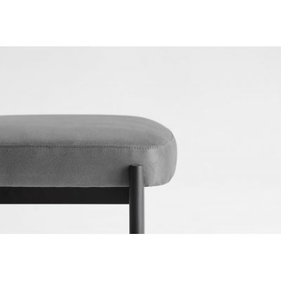 Барный стул Canelli 02-B Pewter, Черный (100545299) дешево
