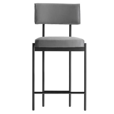 Барный стул Canelli 02-B Pewter, Черный (100545299)