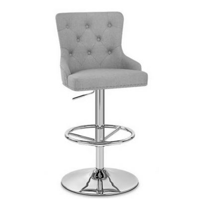 Барный стул City Fabric Серый (84512448)