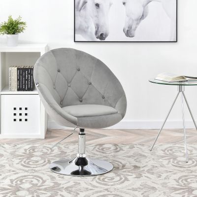 Барний стілець Concept Сірий, Хром (84512476) недорого