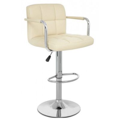Барный стул Disco Arm Eco Крем, Хром (84478178)