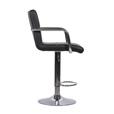 Барний стілець Dublin Arm Chrome Eco Чорний (44406332) дешево