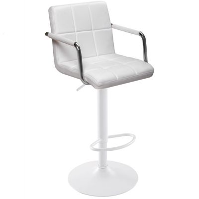 Барний стілець Dublin Arm White Eco Білий (44515270)