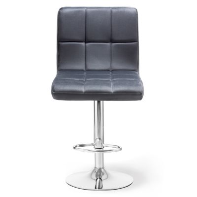 Барний стілець Dublin Chrome Velvet Темно-сірий (44527697) недорого
